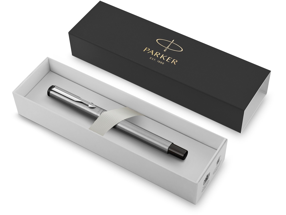 Ручка перьевая Parker Vector, F, серебристый — изображение 6