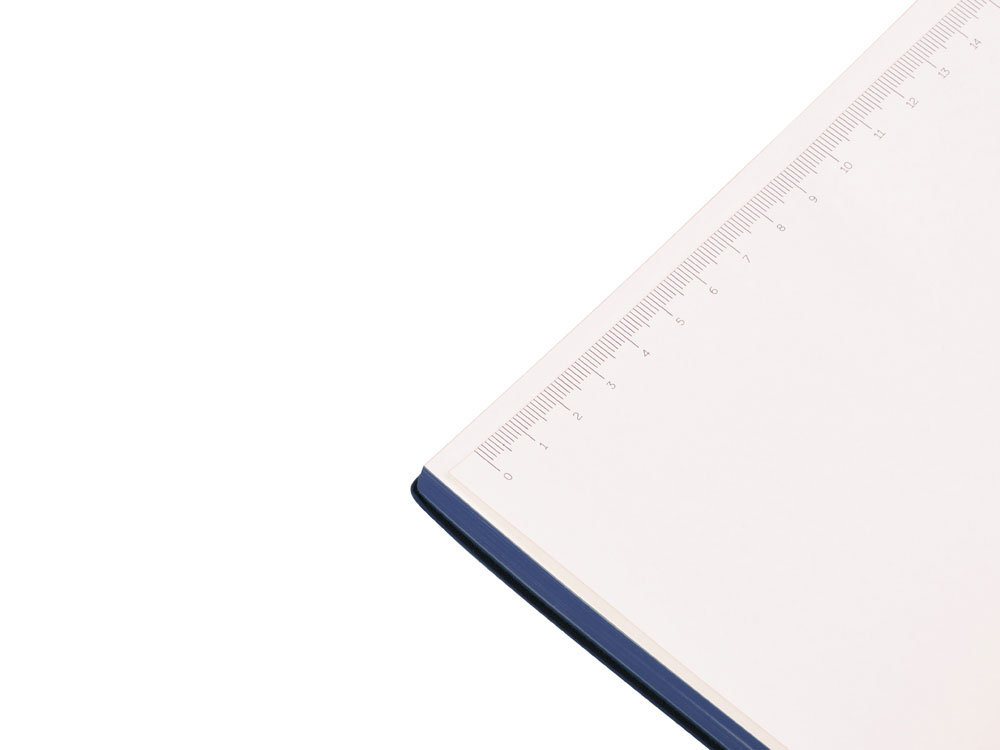 Бизнес-блокнот А5 «C1» soft-touch, темно-синий — изображение 5