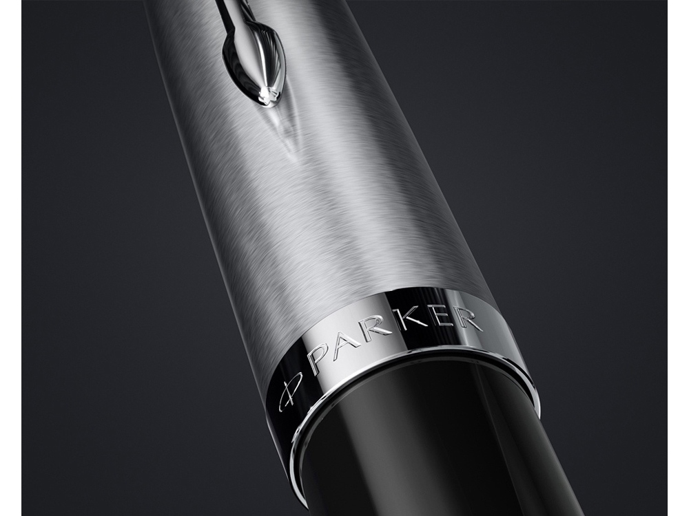 Ручка перьевая Parker 51 Core, F, черный, серебристый — изображение 9