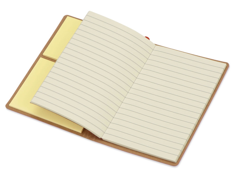 Набор стикеров А6 «Write and stick» с ручкой и блокнотом, серый — изображение 3