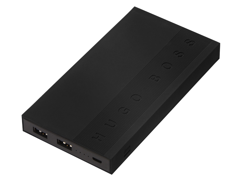 Внешний аккумулятор «Edge», 10000 mAh, черный матовый