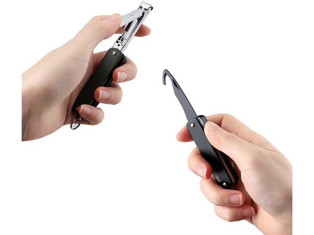 Мультитул-книпсер Nextool Multi Functional Nail Clipper, черный — изображение 3