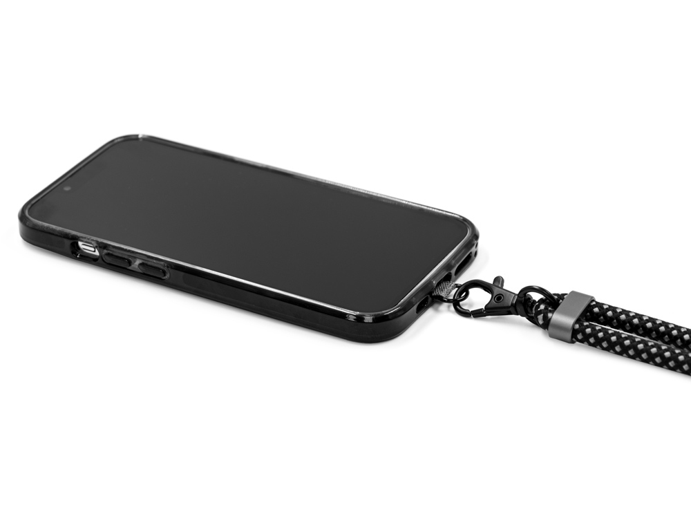 Ремешок-держатель для телефона с зарядным кабелем USB-C - USB-C «Lany Wristband Charge Eco», серый — изображение 10
