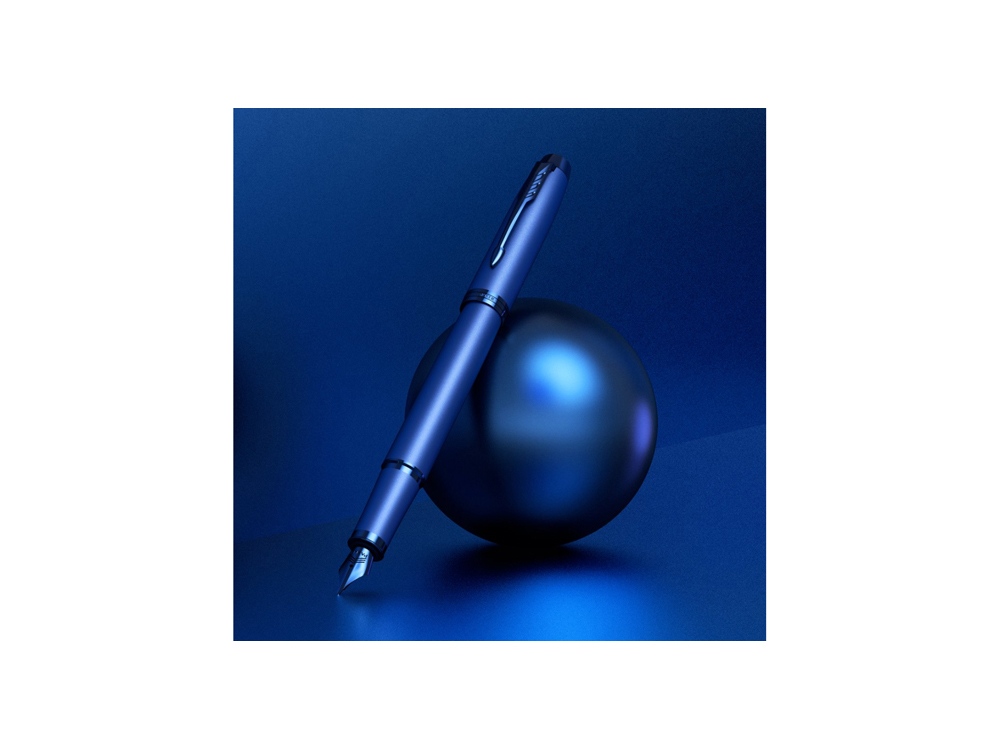Ручка перьевая Parker «IM Monochrome Blue», синий — изображение 10
