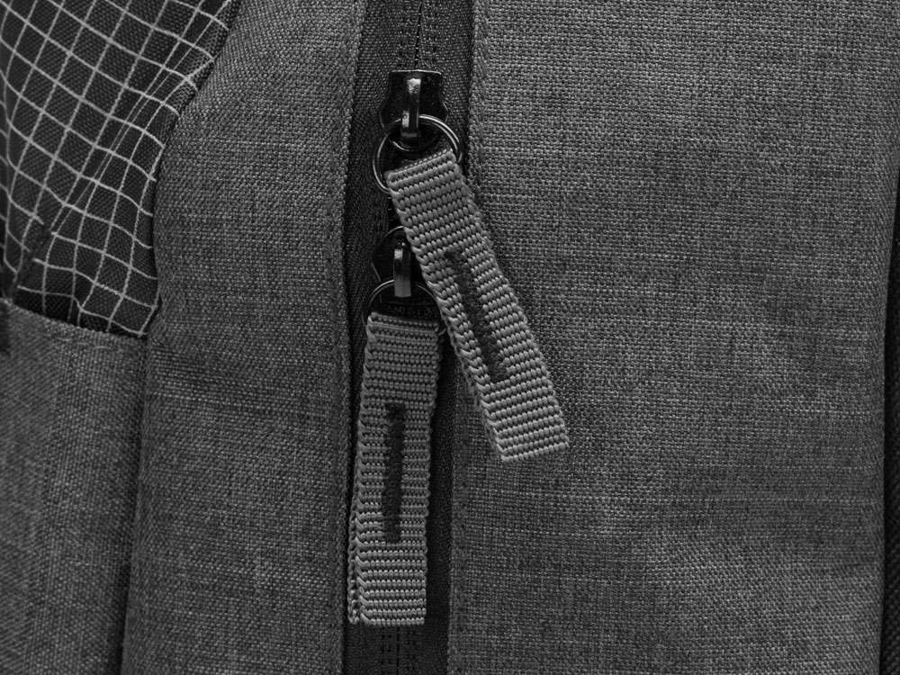 Рюкзак «Reflex» для ноутбука 15,6" со светоотражающим эффектом, серый — изображение 7