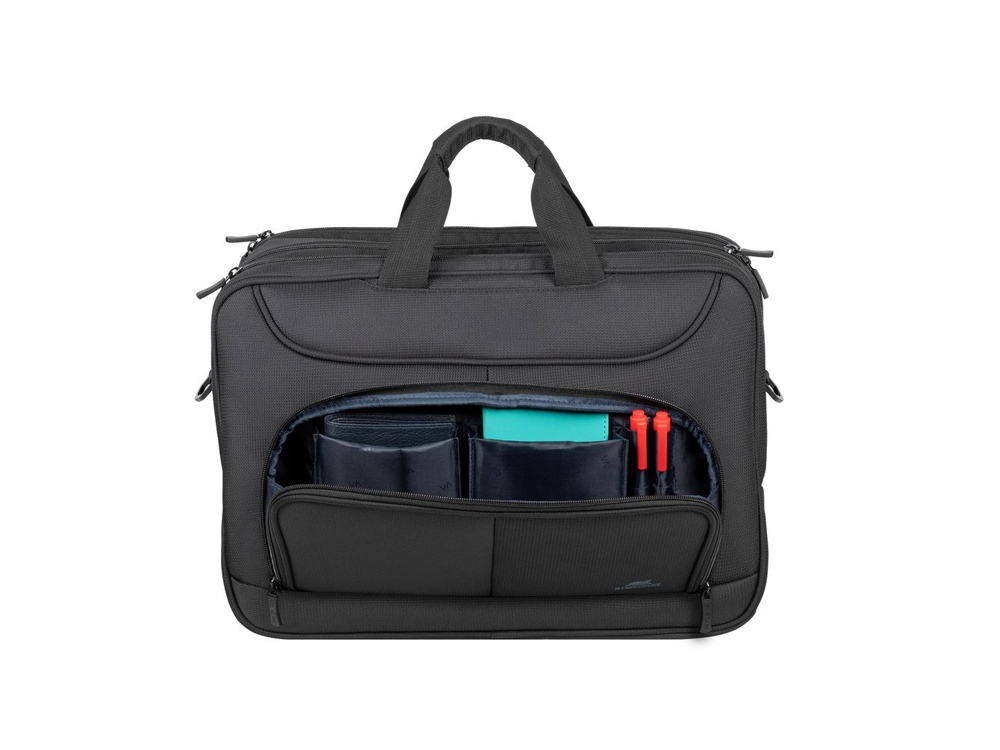 ECO сумка для ноутбука 15.6” из переработанного пластика, черный — изображение 6
