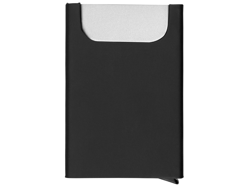Держатель для карт «Verlass» c RFID-защитой, черный/серебристый — изображение 2