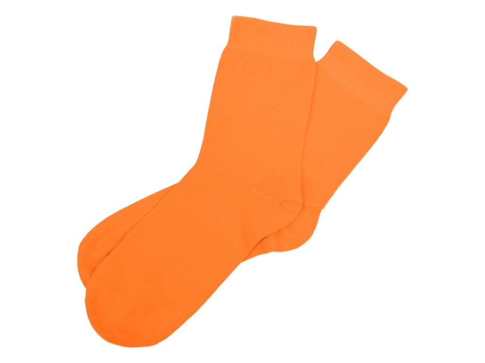 Носки однотонные «Socks» женские, оранжевый