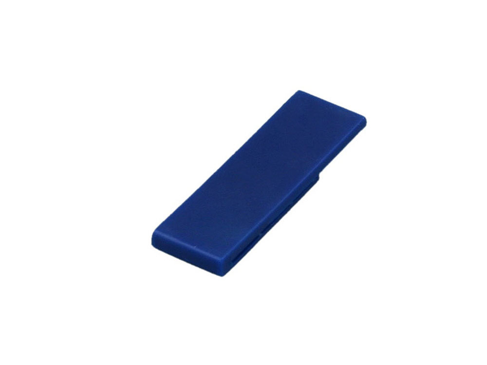 USB 2.0- флешка промо на 8 Гб в виде скрепки, синий