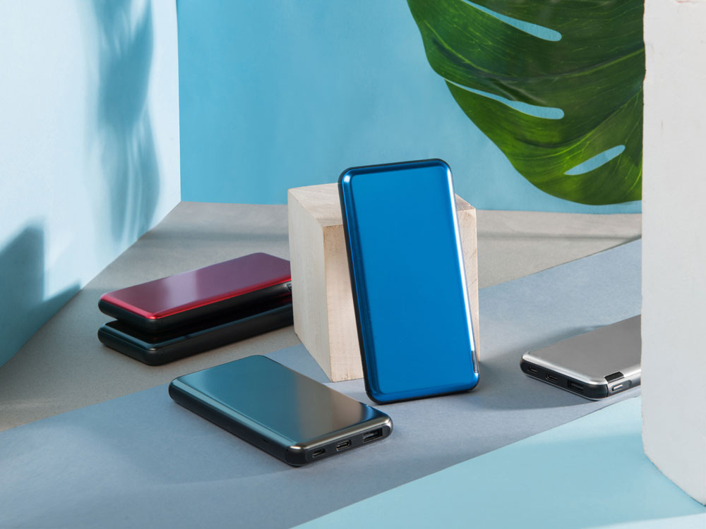 Внешний аккумулятор «Forge» v.2 , 10000 mAh, синий — изображение 12