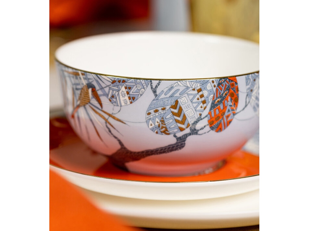 Набор чашка и блюдце «TEA SET TRO», голубой — изображение 7