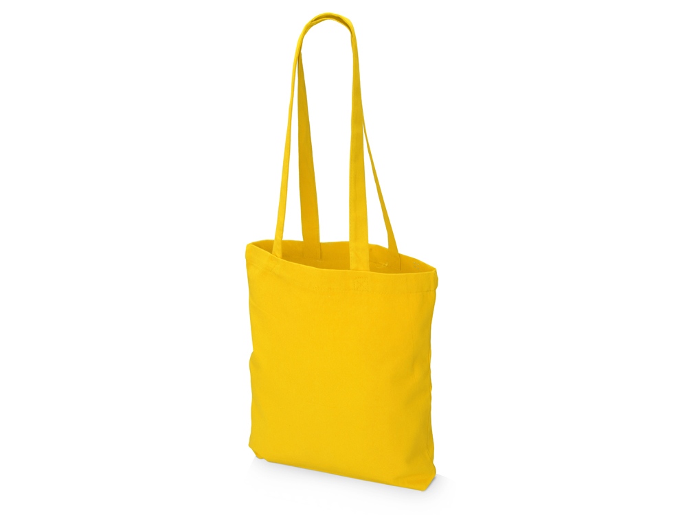 Сумка из плотного хлопка «Carryme 220», 220 г/м2, желтый — изображение 2
