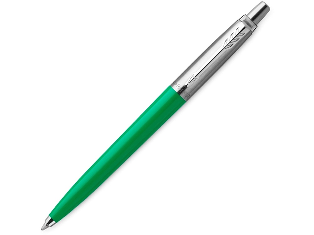 Ручка шариковая Parker Jotter Originals, зеленый, серебристый
