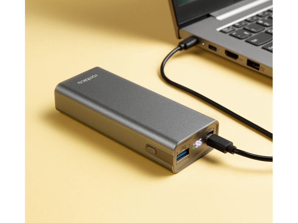 Внешний аккумулятор для смартфонов и ноутбуков «NEO PRO-100С», 9600 mAh, 45 Вт, серый — изображение 4