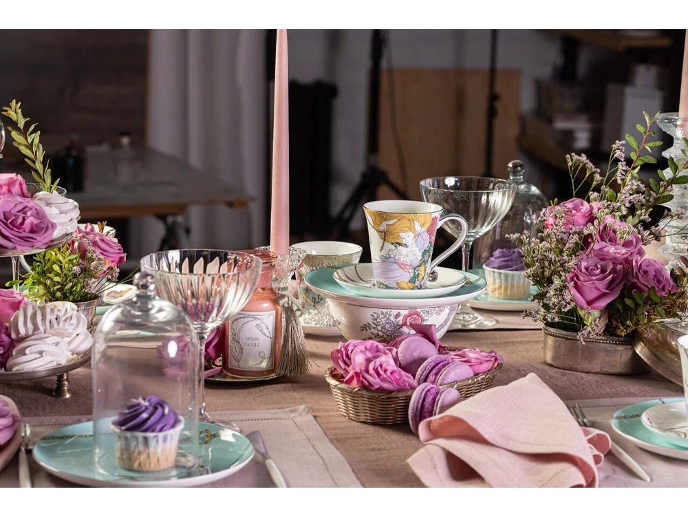 Набор чашка и блюдце «TEA SET ALICE», мультиколор — изображение 13