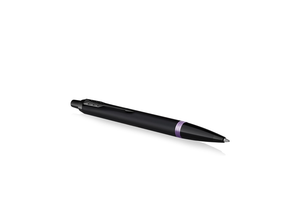 Ручка шариковая Parker «IM Vibrant Rings Flame Amethyst Purple», черный, фиолетовый — изображение 2