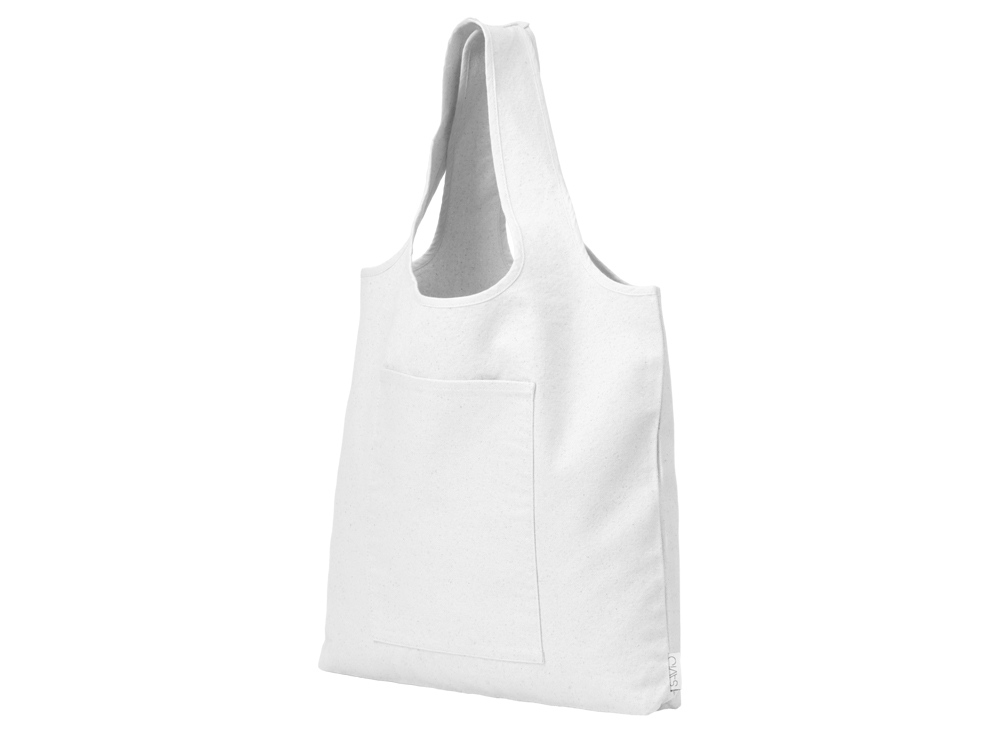 Сумка-шоппер «Vest» из хлопка 340 г/м2, белый — изображение 2