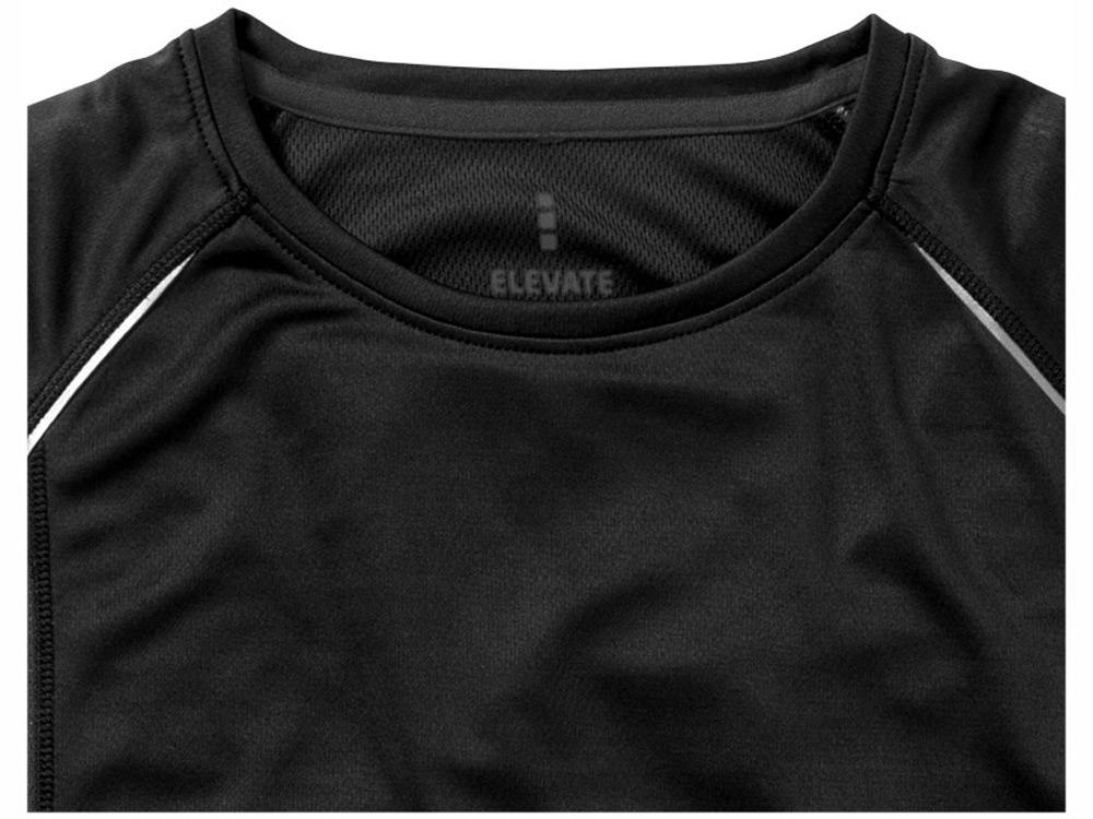 Футболка "Quebec Cool Fit" мужская, черный/серый антрацит — изображение 3
