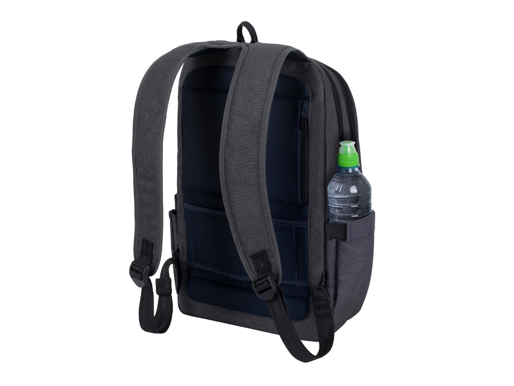 ECO рюкзак для ноутбука 15.6" из переработанного пластика, черный — изображение 4