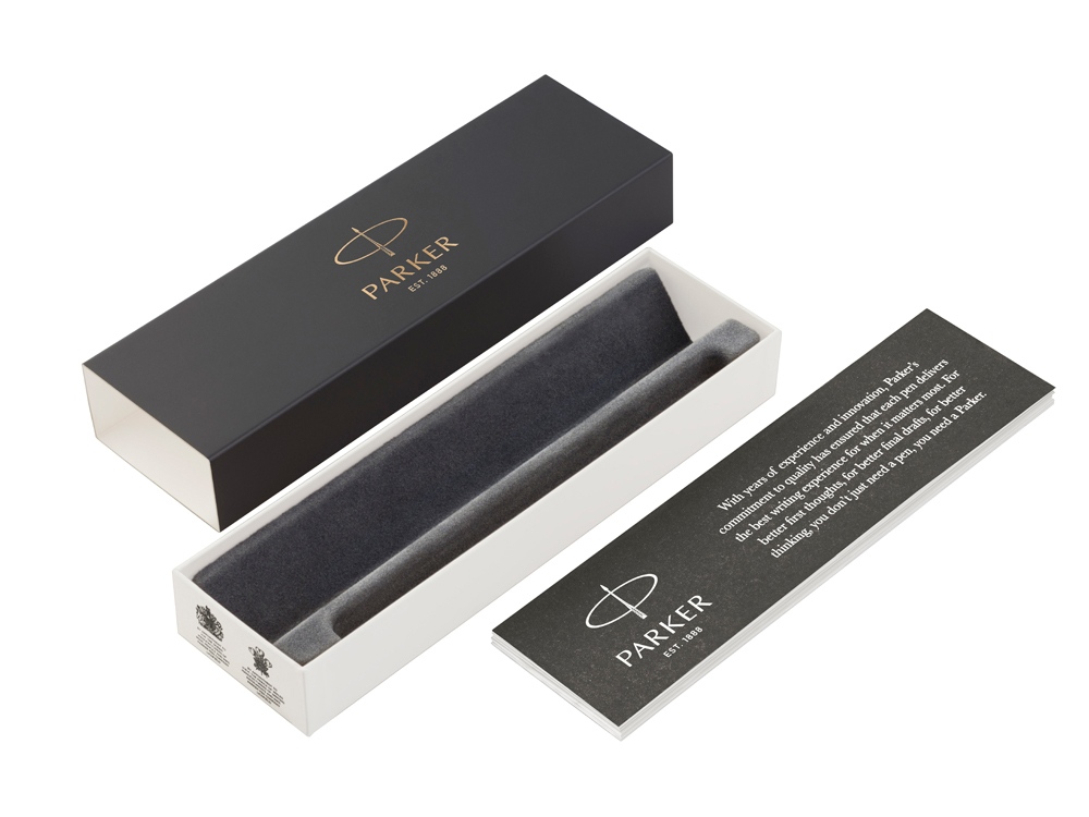 Ручка шариковая Parker Jotter K60, белый/серебристый — изображение 2