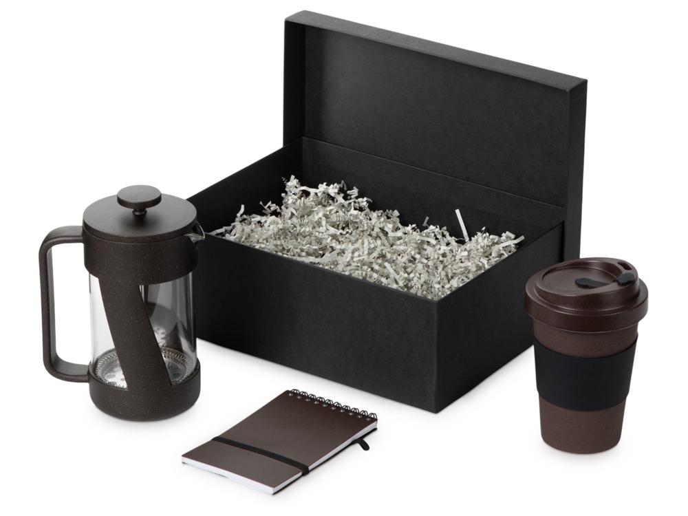 Подарочный набор «BeanBox», коричневый, черный