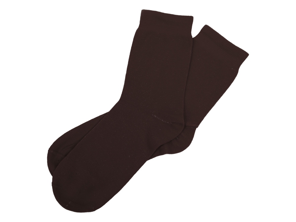 Носки однотонные «Socks» женские, шоколадный