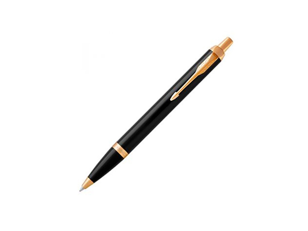 Ручка шариковая Parker «IM Core Black GT», черный глянцевый/золотистый