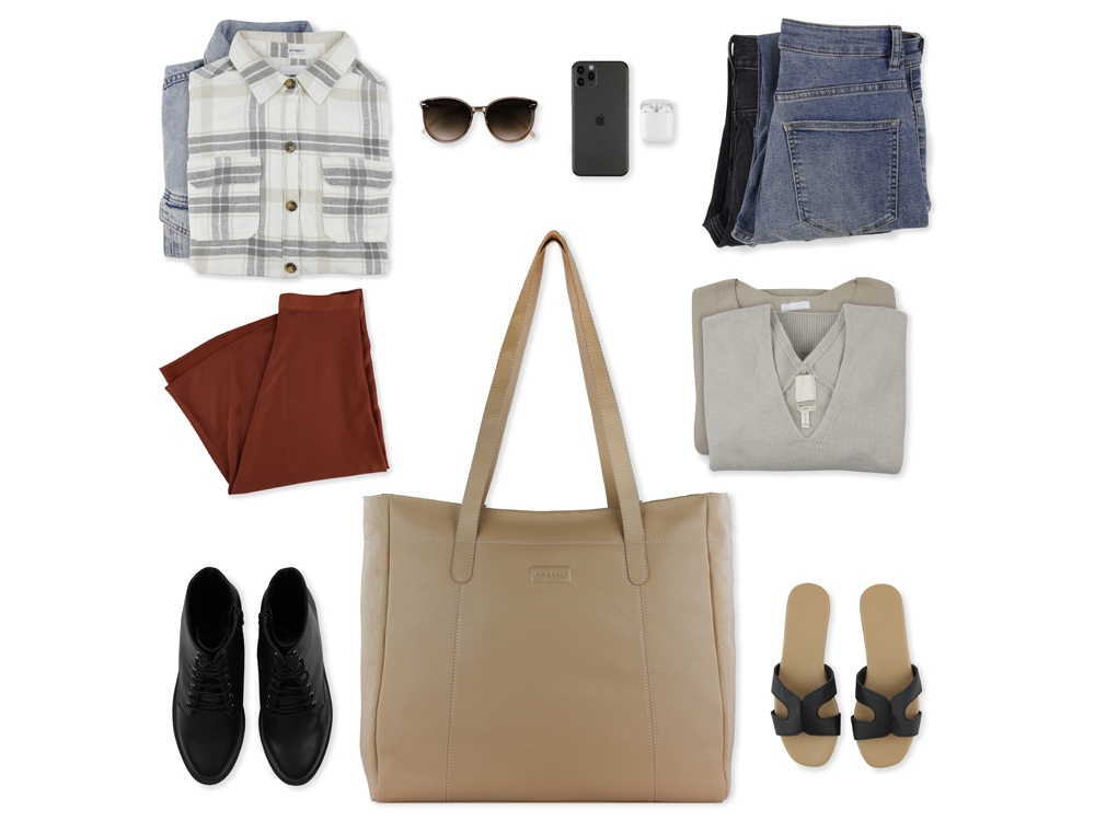 Сумка дорожная женская «Elsa», коричневый — изображение 8