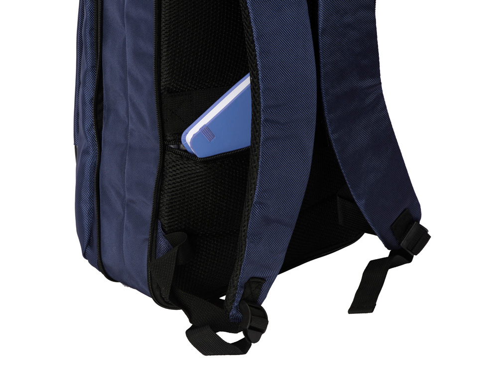 Расширяющийся рюкзак Slimbag для ноутбука 15,6", синий — изображение 11