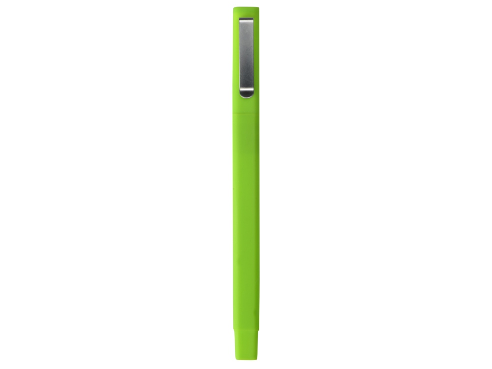 Ручка шариковая пластиковая «Quadro Soft», зеленое яблоко — изображение 3