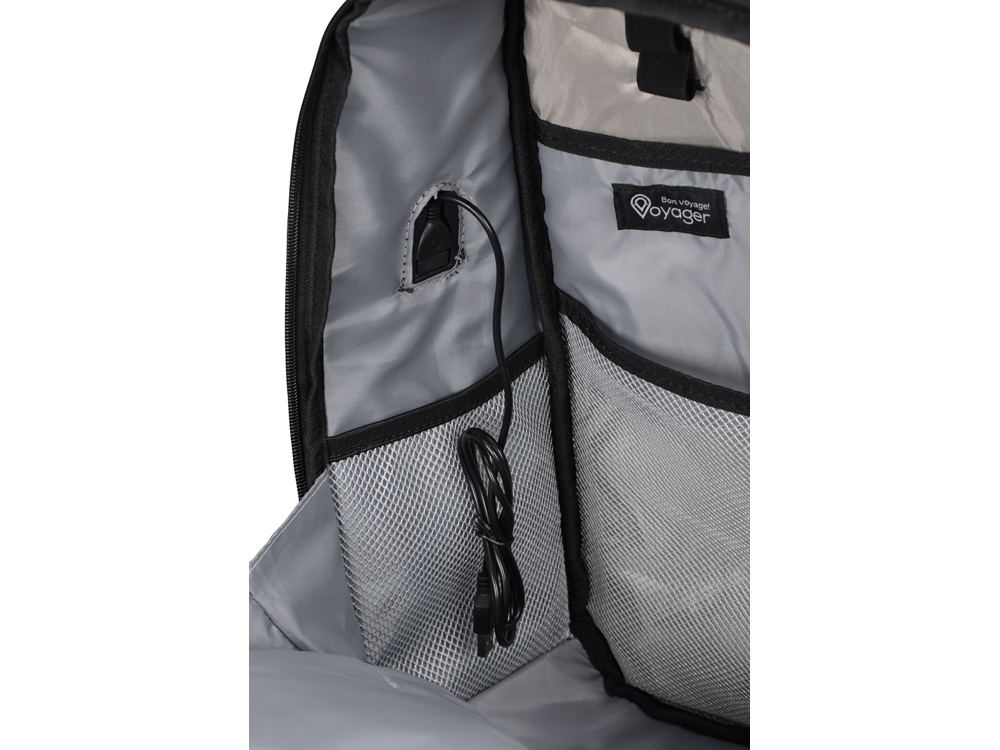 Противокражный водостойкий рюкзак «Shelter» для ноутбука 15.6 '', черный — изображение 4