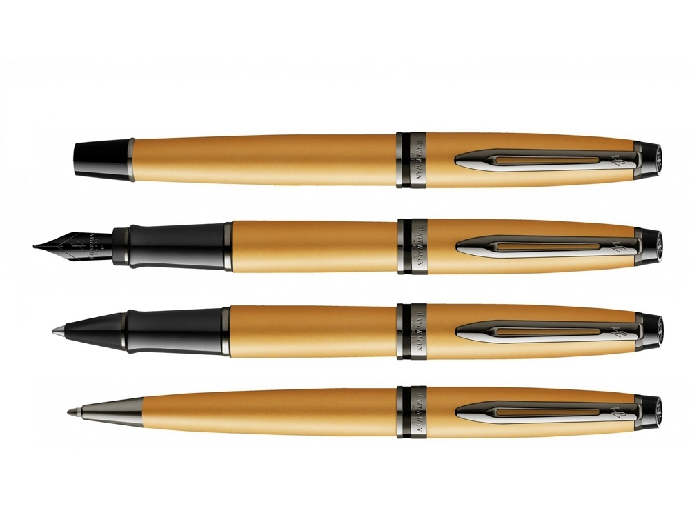 Ручка шариковая Expert Metallic, золотистый, черный, серебристый — изображение 7