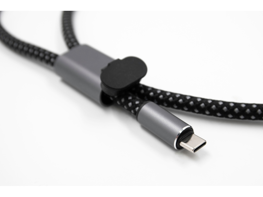 Ремешок-держатель для телефона с зарядным кабелем USB-C - USB-C «Lany Wristband Charge Eco», серый — изображение 23