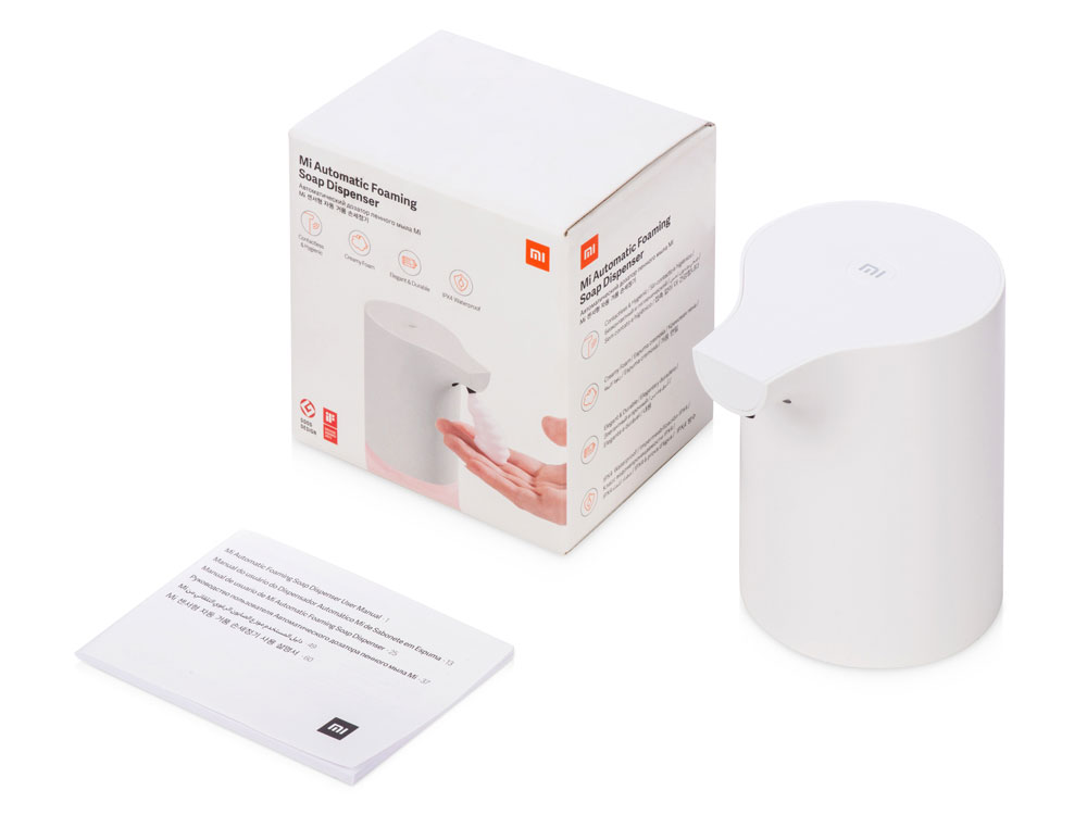 Дозатор жидкого мыла автоматический «Mi Automatic Foaming Soap Dispenser» (без ёмкости с мылом), белый — изображение 9