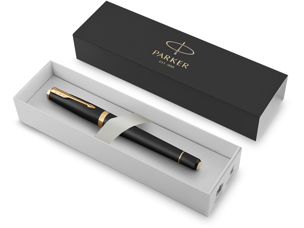 Ручка перьевая Parker «Urban Core Muted Black GT», черный матовый/золотистый — изображение 6