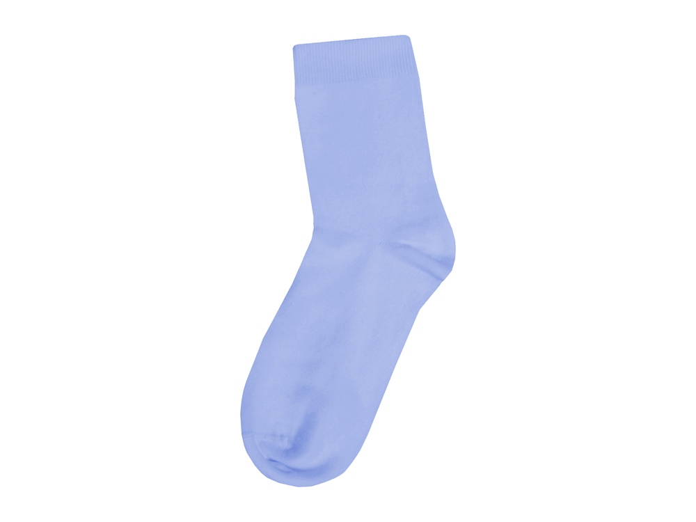 Носки однотонные «Socks» женские, васильковый — изображение 2