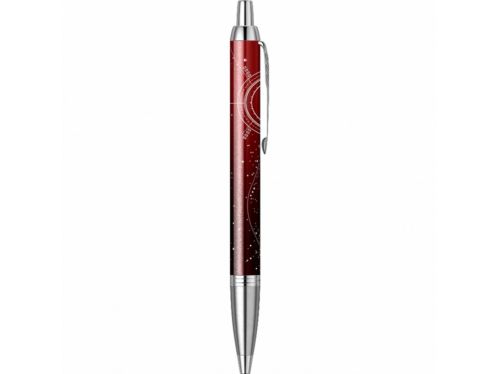 Ручка шариковая Pix Parker IM Royal, красный, серебристый — изображение 4