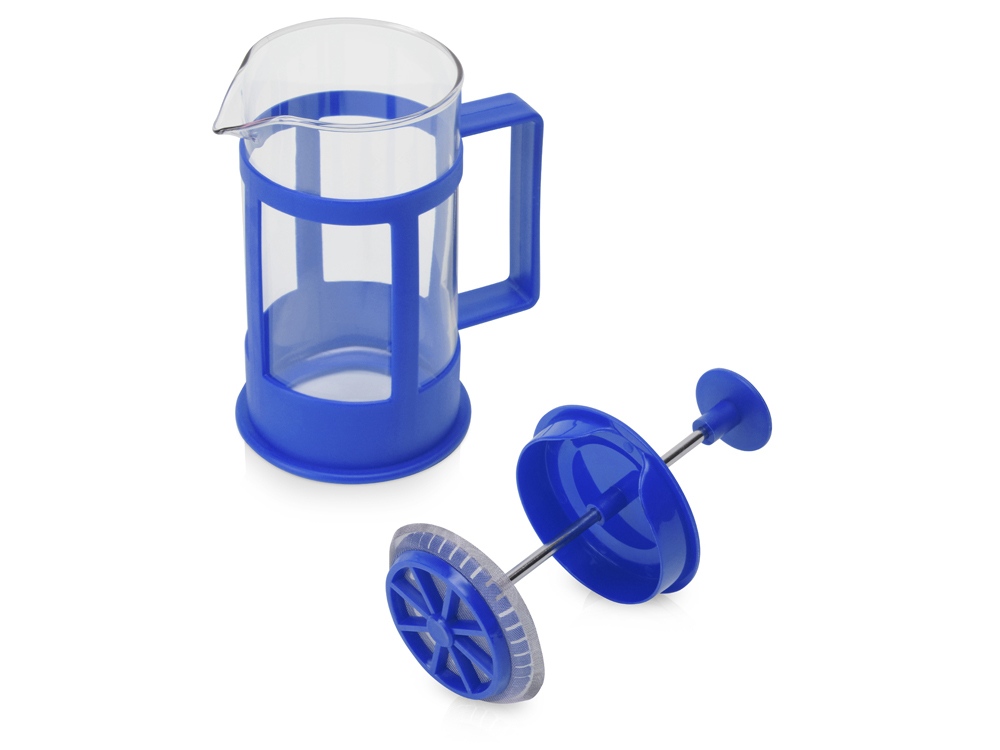 Френч-пресс «Savor», синий/прозрачный — изображение 2
