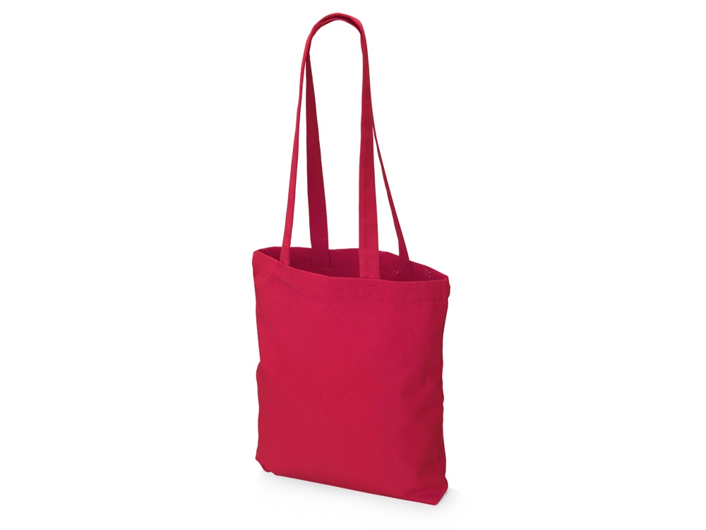 Сумка из плотного хлопка «Carryme 220», 220 г/м2, красный — изображение 2