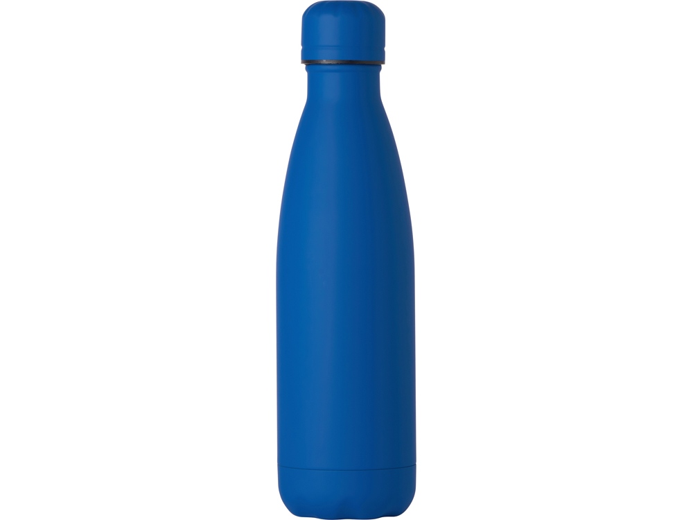 Вакуумная термобутылка «Vacuum bottle C1», soft touch, 500 мл, синий классический — изображение 2
