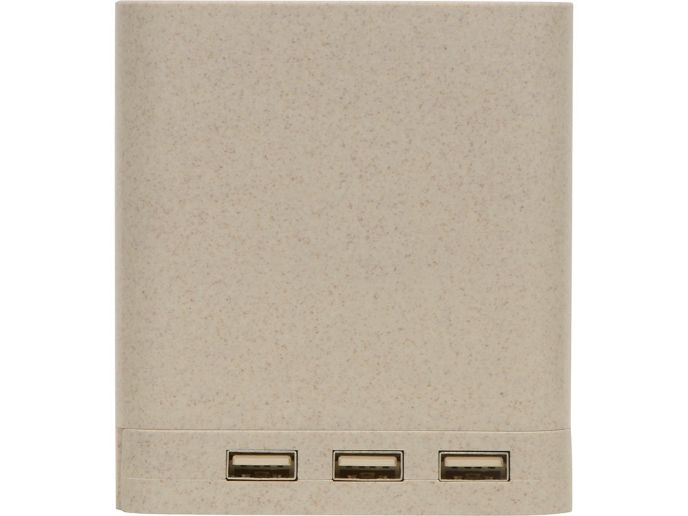 Настольный органайзер Cubic с функциями USB-хаба и беспроводной зарядки, натуральный — изображение 7