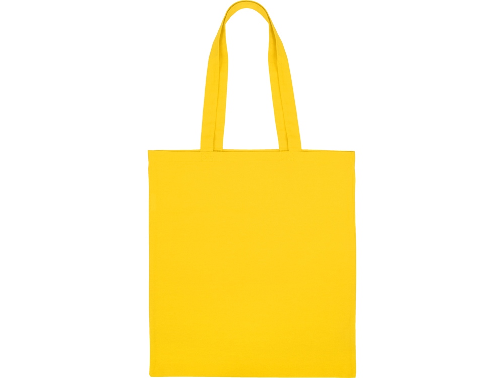 Сумка из хлопка «Carryme 140», 140 г/м2, желтый — изображение 4