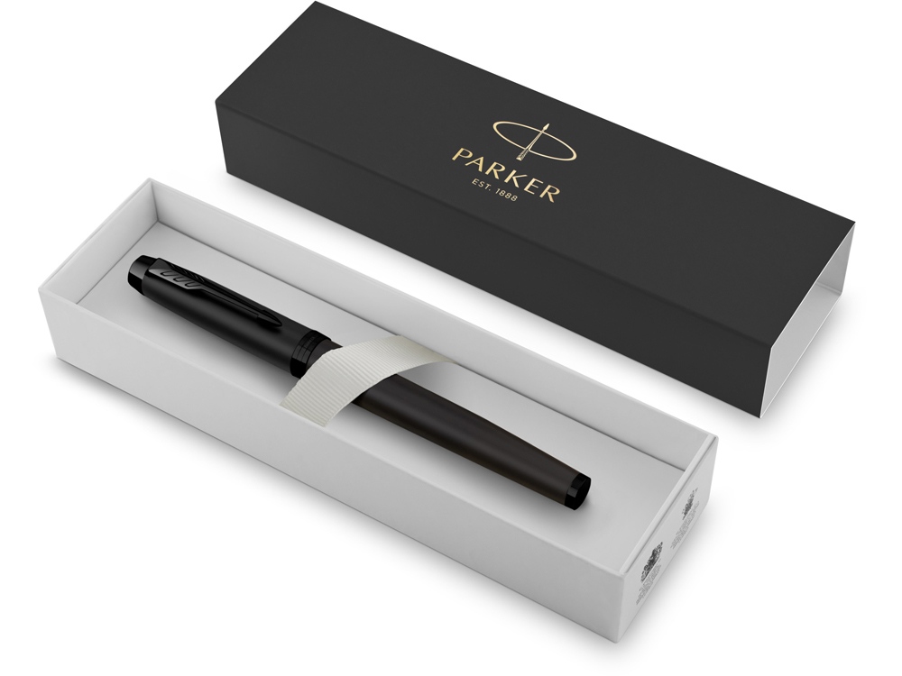 Ручка перьевая Parker «IM Achromatic Matte Black BT», черный — изображение 4
