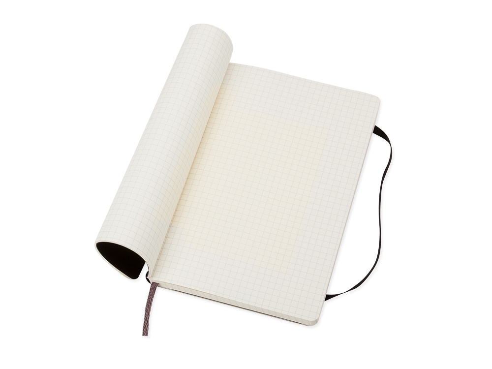 Записная книжка А6 (Pocket) Classic Soft (в клетку), черный — изображение 3