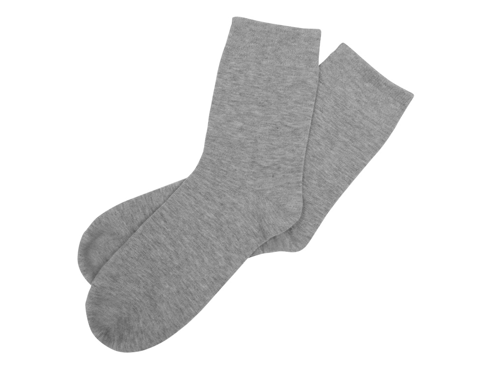 Носки однотонные «Socks» мужские, серый меланж