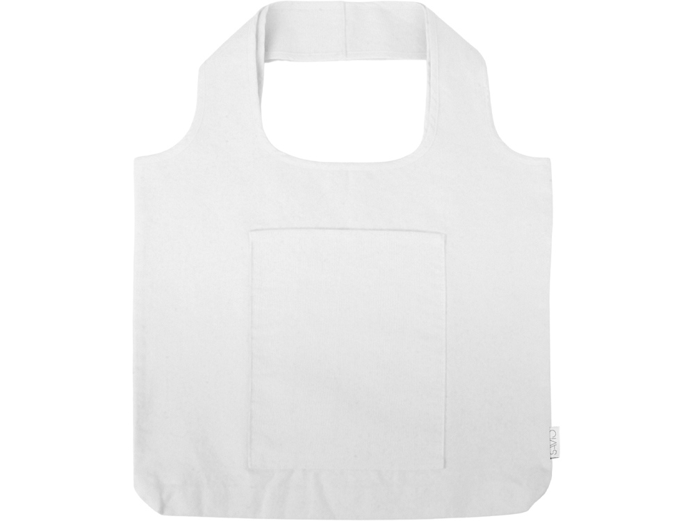 Сумка-шоппер «Vest» из хлопка 340 г/м2, белый — изображение 3