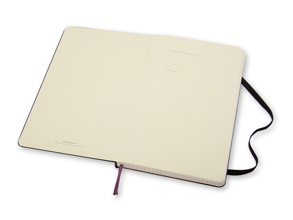 Записная книжка А6 (Pocket) Classic (в клетку), черный — изображение 2