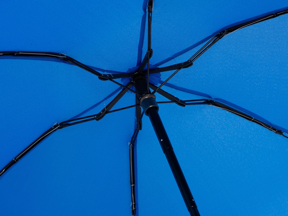 Зонт складной «Compactum» механический, синий — изображение 5