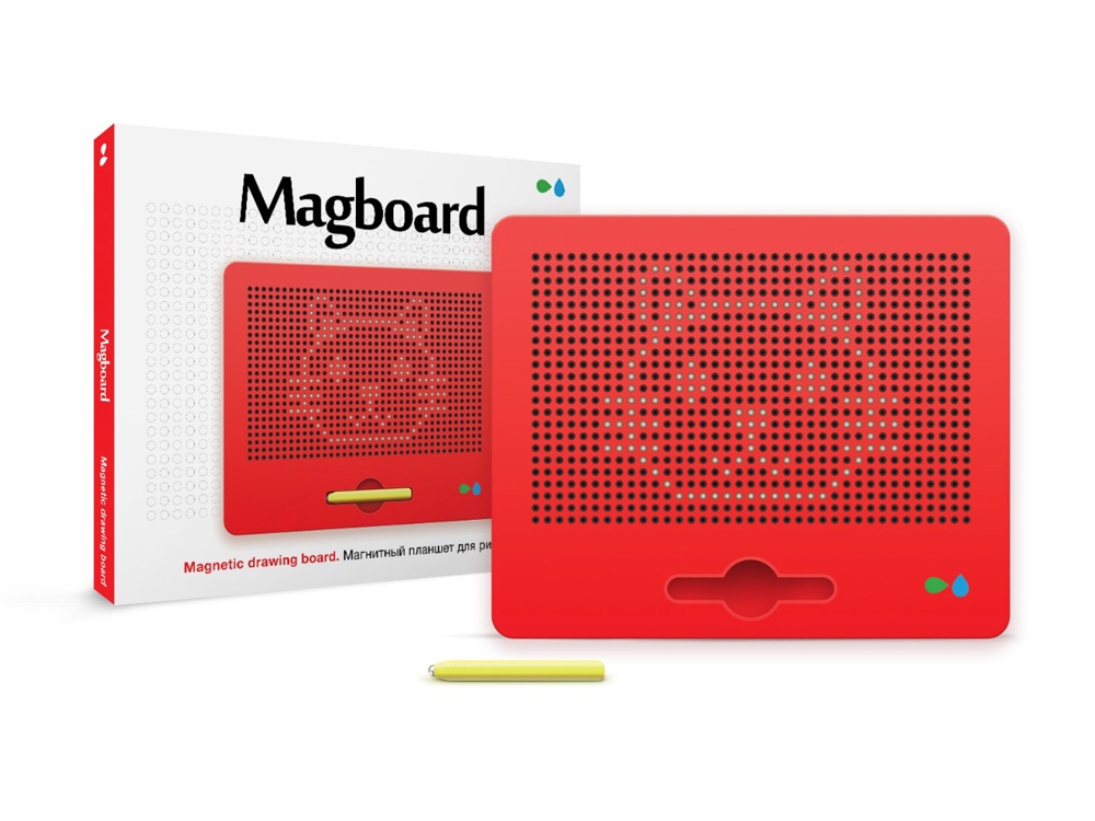Магнитный планшет для рисования «Magboard», красный — изображение 3
