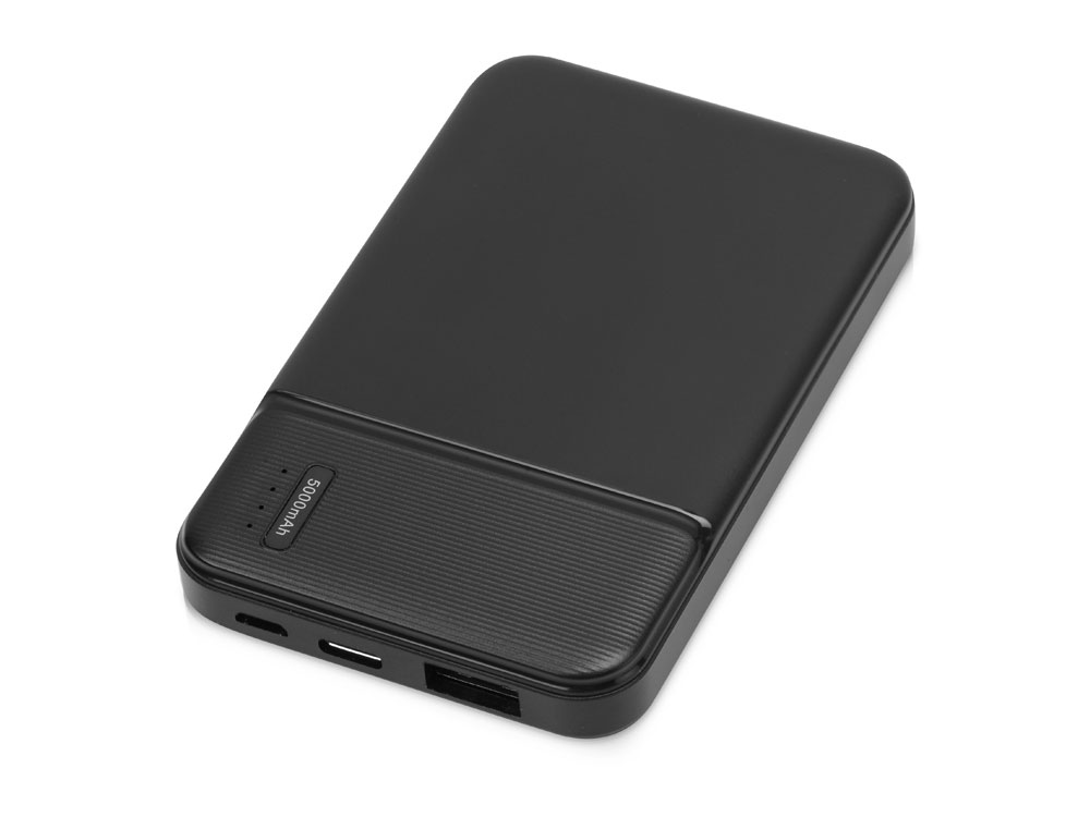 Внешний аккумулятор «Mosaic», 5000 mAh, черный